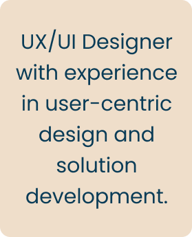  Experience with user centric design